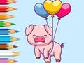 თამაშის Coloring Book: Balloon Pig
