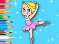 თამაშის Coloring Book: Ballet Girl