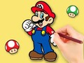 თამაშის Coloring Book: Dwarf Holds Flower