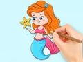 თამაშის Coloring Book: Beautiful Mermaid Princess