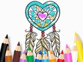 თამაშის Coloring Book: Heart Dreamcatcher