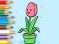 თამაშის Coloring Book: A Bunch Of Tulips