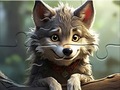 თამაშის Jigsaw Puzzle: Smiling Wolf