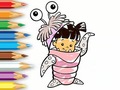 თამაშის Coloring Book: Monster Costume Girl