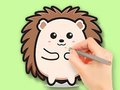 თამაშის Coloring Book: Cute Hedgehog