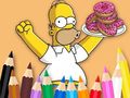 თამაშის Coloring Book: Simpson Doughnut