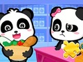 თამაშის Jigsaw Puzzle: Baby Panda Supermarket