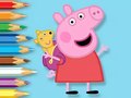 თამაშის Coloring Book: Peppa With Toy Bear