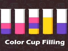 თამაშის Color Cup Filling