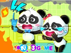 თამაშის Jigsaw Puzzle: Baby Panda Firework