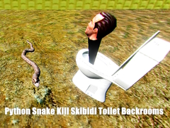 თამაშის Python Snake Kill Skibidi Toilet Backrooms