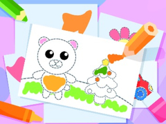 თამაშის Toddler Drawing: Cute Pig