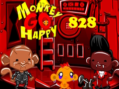 თამაშის Monkey Go Happy Stage 828