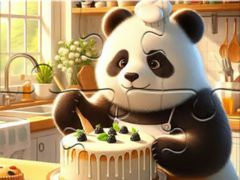 თამაშის Jigsaw Puzzle: Panda Baker