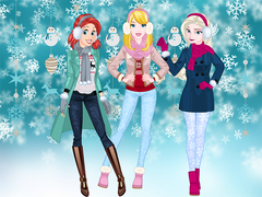 თამაშის Princesses Winter Spree