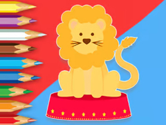 თამაშის Coloring Book: Circus-Lion
