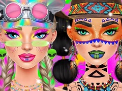 თამაშის Festival Vibes Makeup