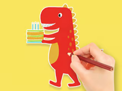 თამაშის Coloring Book: Dinosaur Birthday