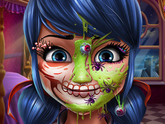 თამაშის Dotted Girl Halloween Makeup