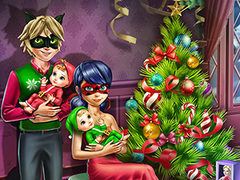 თამაშის Dotted Girl Family Christmas