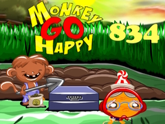 თამაშის Monkey Go Happy Stage 834