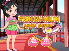 თამაშის Princess Mulan Shoes Design