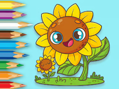 თამაშის Coloring Book: Sunflowers