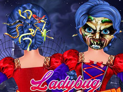 თამაშის Ladybug Halloween Hairstyles