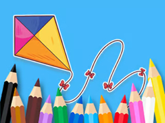 თამაშის Coloring Book: Bowknot Kite