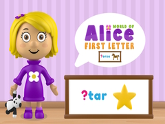 თამაშის World of Alice First Letter