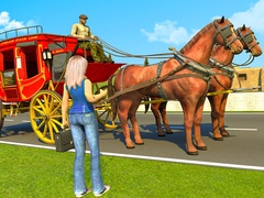 თამაშის Horse Cart Transport Taxi Game