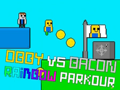 თამაშის Obby vs Bacon Rainbow Parkour