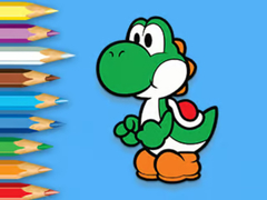 თამაშის Coloring Book: Yoshi Fishing Time