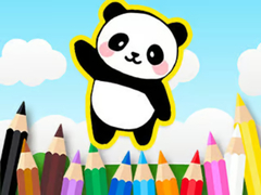 თამაშის Coloring Book: Cute Panda