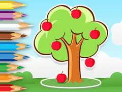 თამაშის Coloring Book: Apple Tree