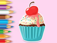 თამაშის Coloring Book: Apple Cupcake