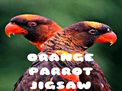 თამაშის Orange Parrot Jigsaw