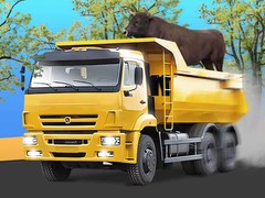 თამაშის Animal Transporter Truck