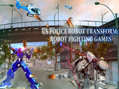 თამაშის US Police Robot Transform: Robot  fighting games