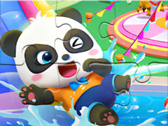 თამაშის Jigsaw Puzzle: Baby Panda Water Park