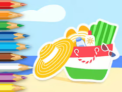თამაშის Coloring Book: Summer Beach Gear