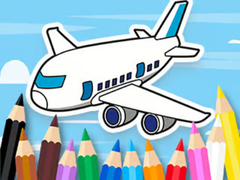თამაშის Coloring Book: Flying Airplane