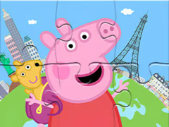 თამაშის Jigsaw Puzzle: Peppa Travel Around