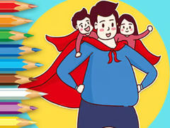 თამაშის Coloring Book: Father's Day