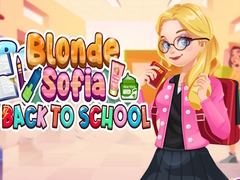 თამაშის Blonde Sofia Back to School
