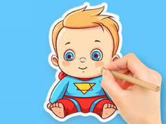 თამაშის Coloring Book: Cute Super Baby