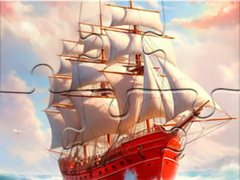 თამაშის Jigsaw Puzzle: White Sailing Boat