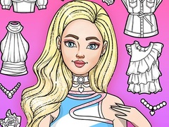 თამაშის Girl Coloring Dress Up Games
