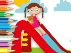 თამაშის Coloring Book: Playing Slide