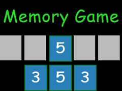 თამაშის Memory game